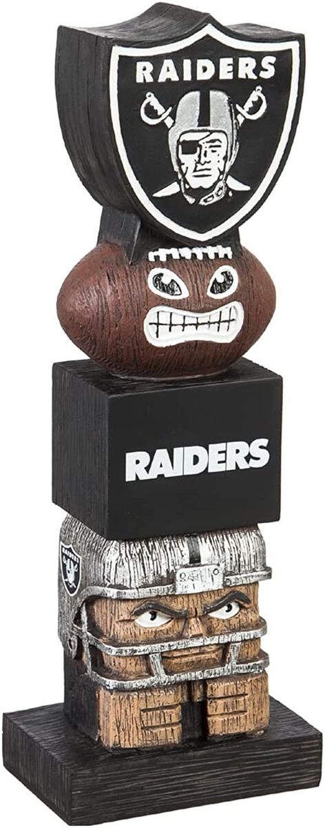 Unique Las Vegas Raiders Tiki Totem – Perfect for Fans and Collectors