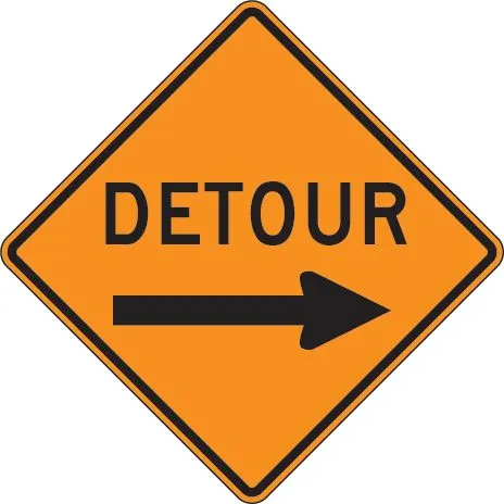 How Detour Sign Features Improve Traffic Flow and Safety