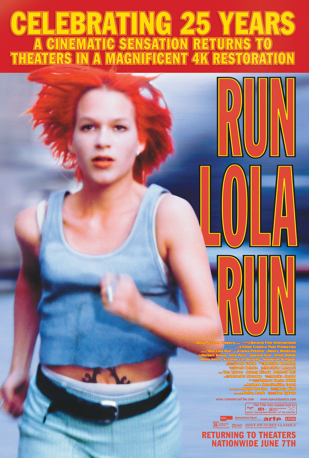 Run Lola Run 25th Anniversary： Showtimes for the 4K Restoration