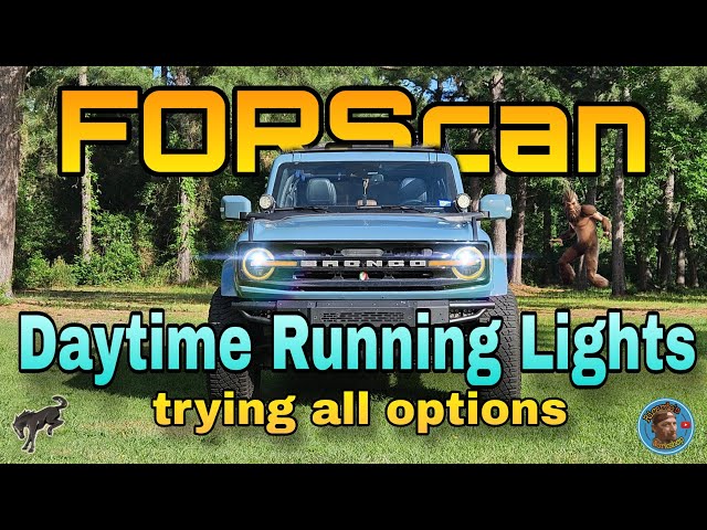 ForScan Tips: Customize Your Bronco Daytime Running Lights with Ease