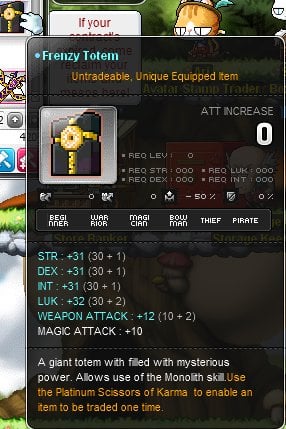 How to Use the Frenzy Totem in MapleStory for Maximum Efficiency