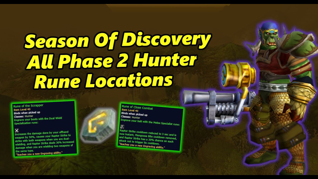 Complete Guide to Hunter Runes in WoW SoD: Unlock New Abilities