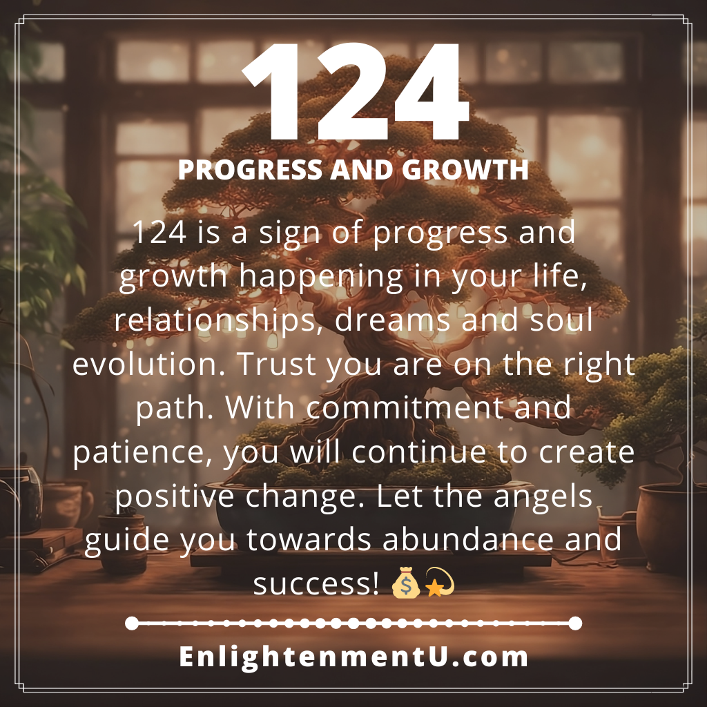 124 Angel Number Meaning: What It Reveals About Your Path and Purpose