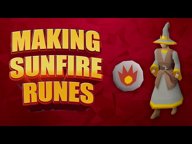 Maximize Your OSRS Combat with Sunfire Runes: What You Need to Know