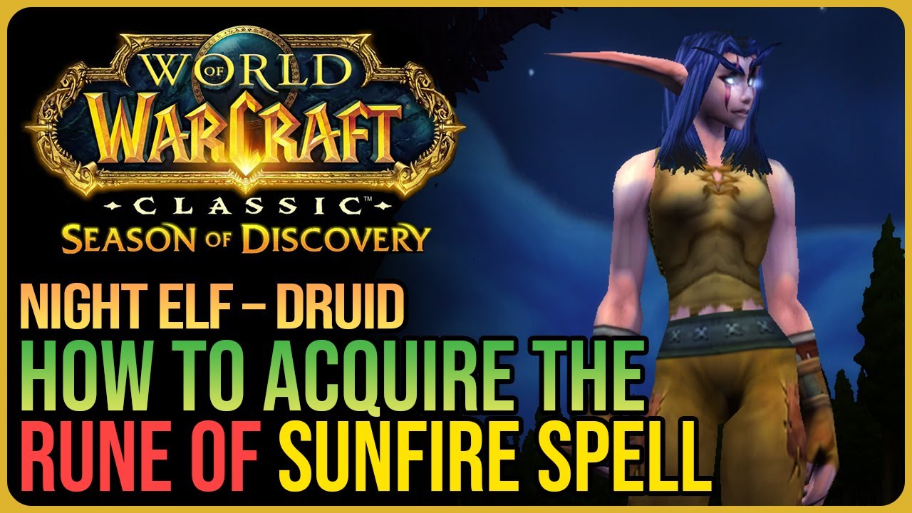 Unlocking Sunfire Runes: Essential Guide for Druid Class