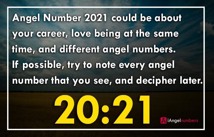 2021 angel number