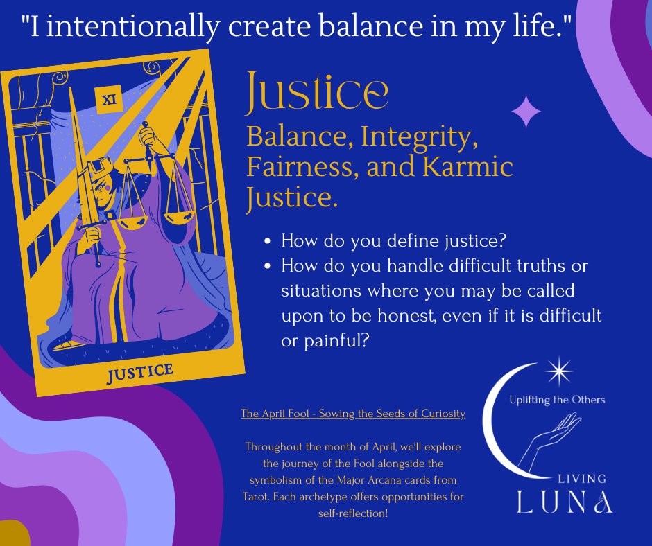 What the Justice Tarot Card Reveals About Your Year Ahead: Balance and Fairness