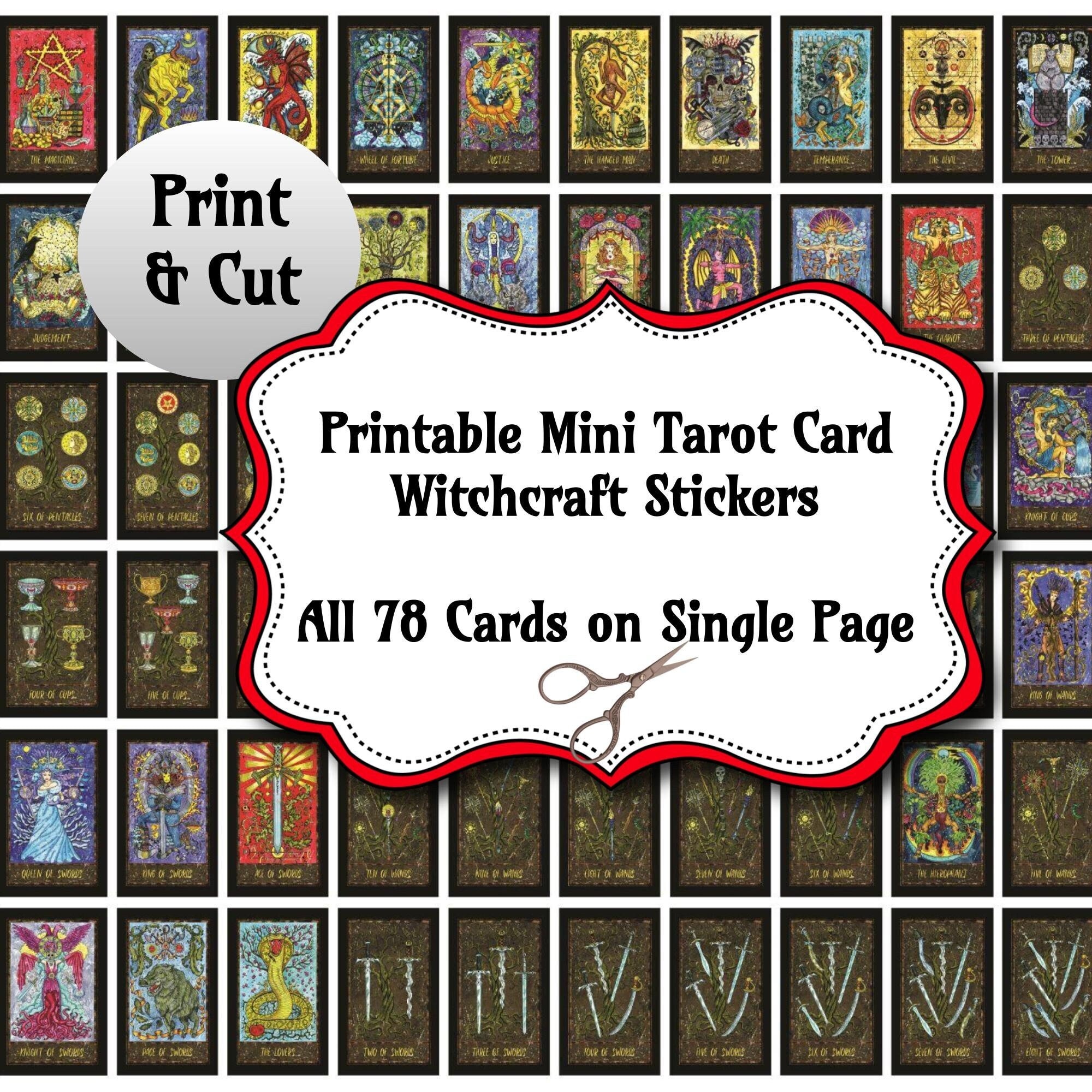 free tarot printables scrapbooking free