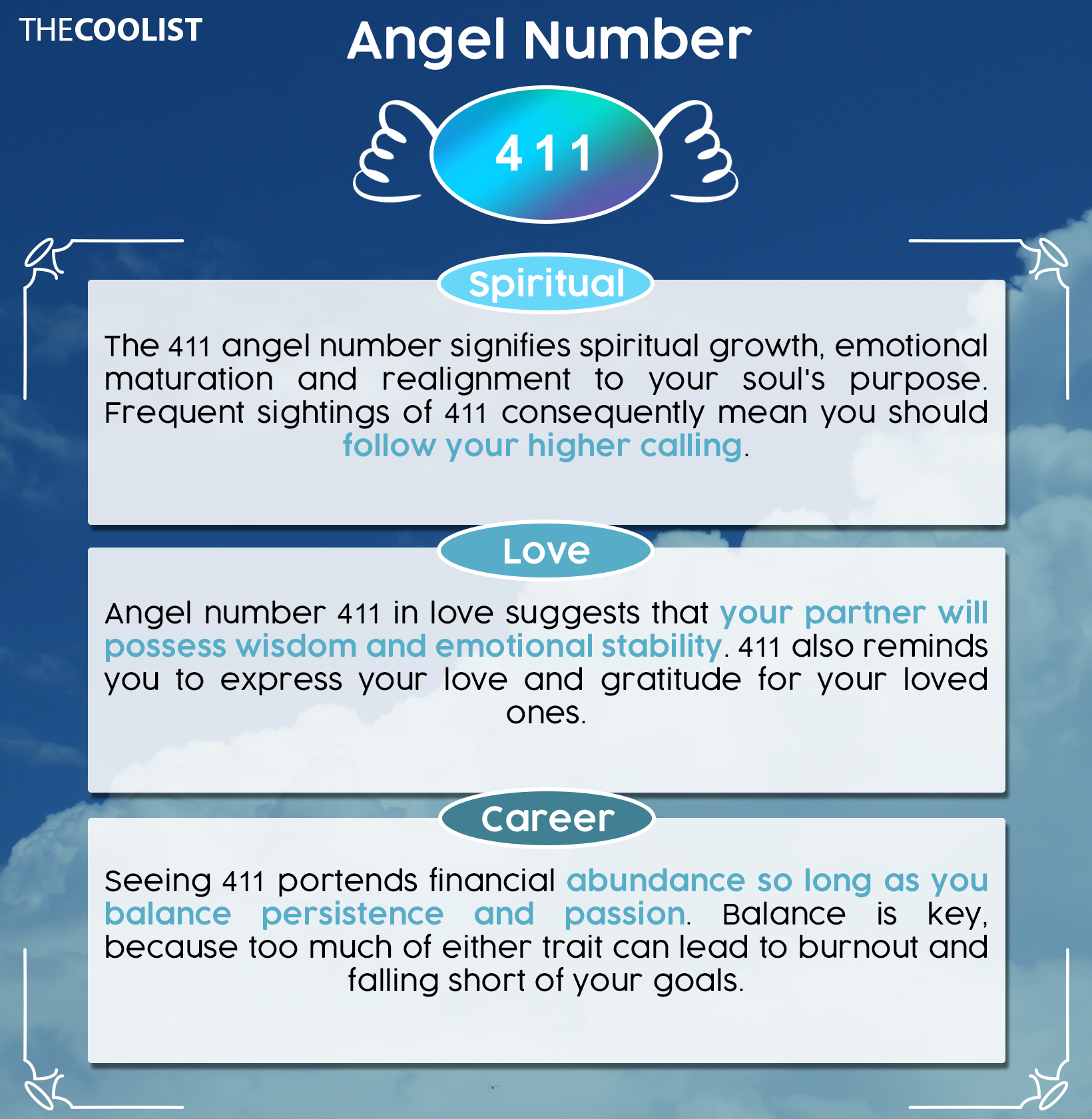 Decoding 411 Angel Number: A Guide to Its Meanings and Symbolism