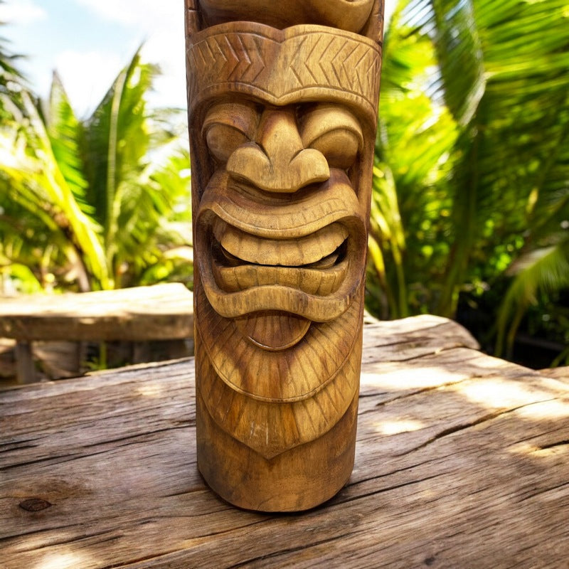 Shop Handcrafted Tiki Totem Poles: Authentic Polynesian Art for Your Home