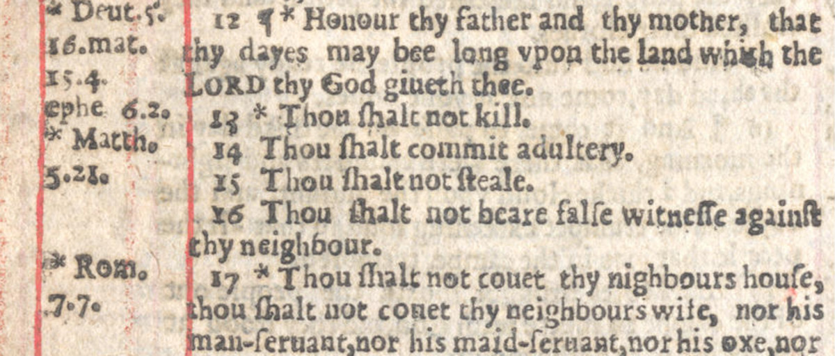 What is the Notorious Feature of the 1631 Wicked Bible? The Adultery Commandment Mistake