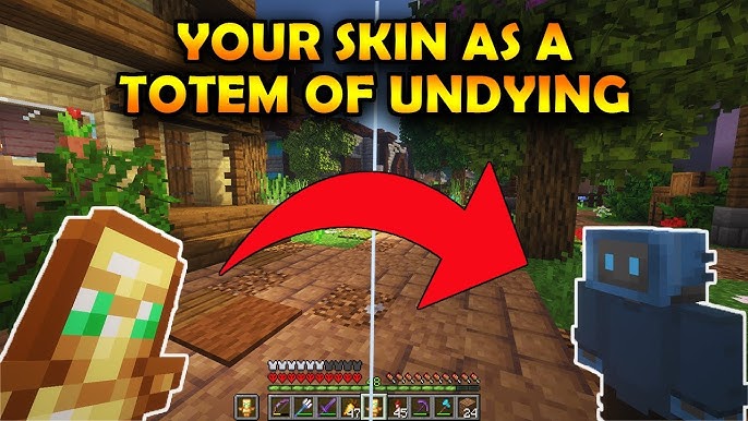 How to Convert Minecraft Skins into Totems of Undying