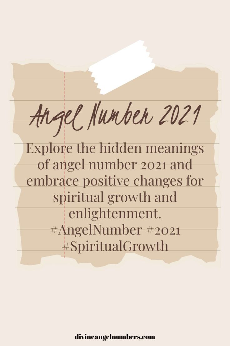 2021 angel number