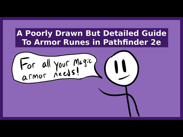 PF2E Armor Runes: Enhancing Your Armor in Pathfinder 2E