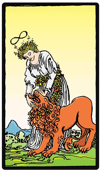 strength tarot year card