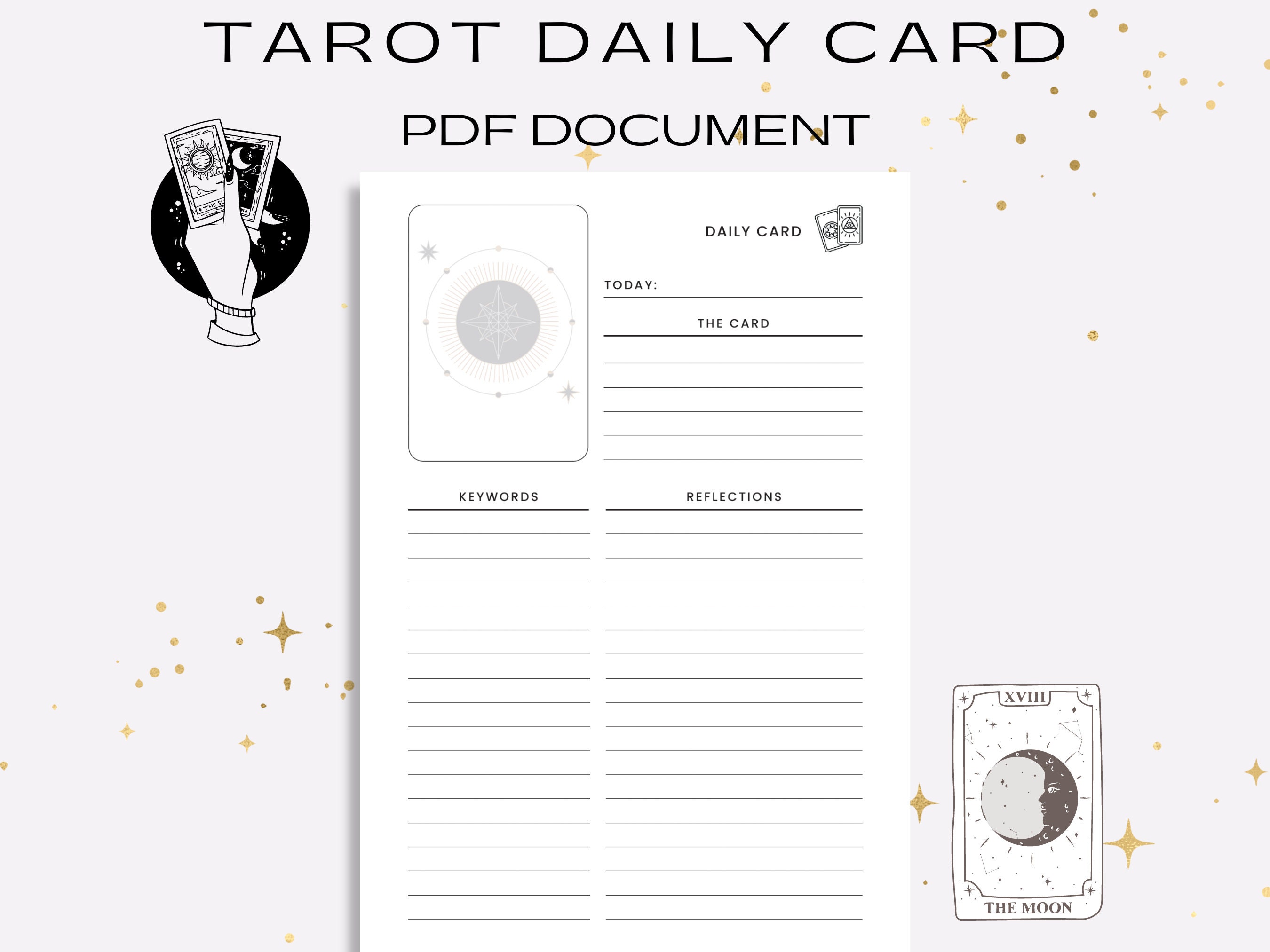 Free Mini Tarot Journals for Daily Readings and Self-Reflection