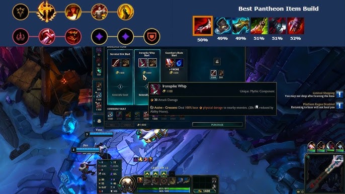 Master Pantheon in ARAM: Optimized Runes and Build Guide