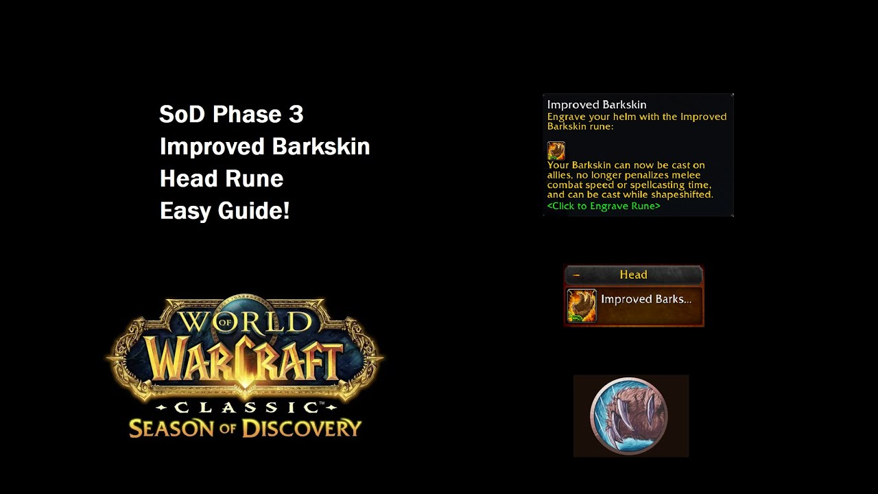 WoW Season of Discovery: Quick Guide to Getting All Phase 3 Druid Runes