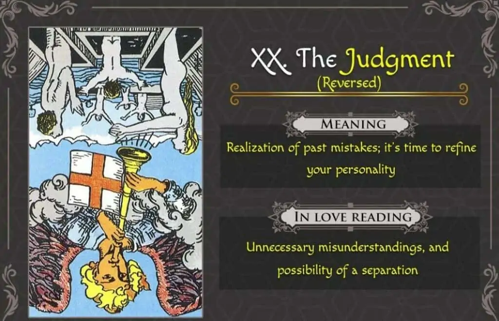 Is Judgement Reversed Tarot a Yes or No (Learn How to Read This Card)