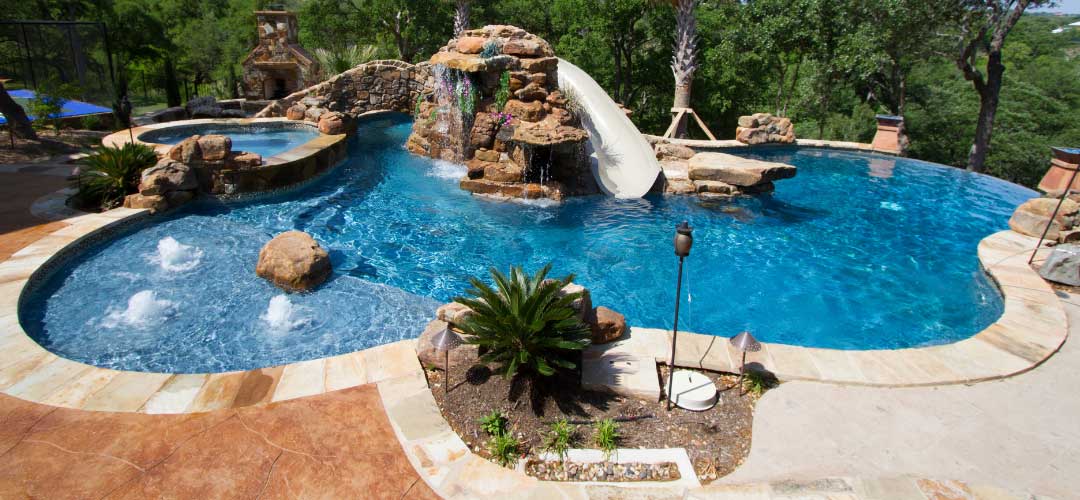 Cool Water Features for Inground Pools Youll Love