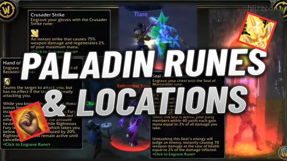 Sod Paladin Runes Locations: Where to Get All Runes Quick Tips!