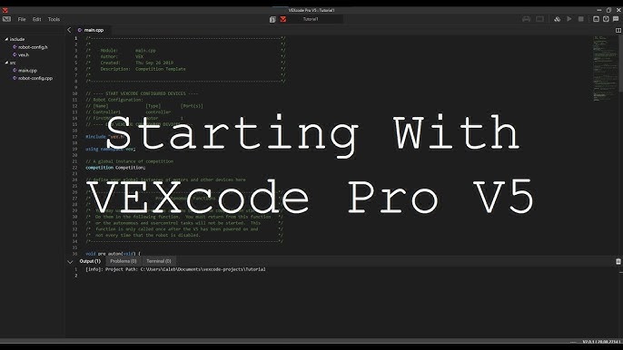 Run PyPI VSCode VEX V5: Get started with this easy tutorial for robotics