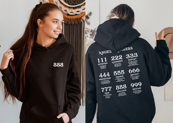 Angel Numbers Hoodie: Perfect Gift for Spiritual Friends