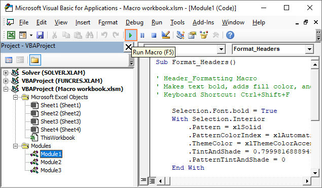 Calling Macros with Application.Run: A Quick Guide