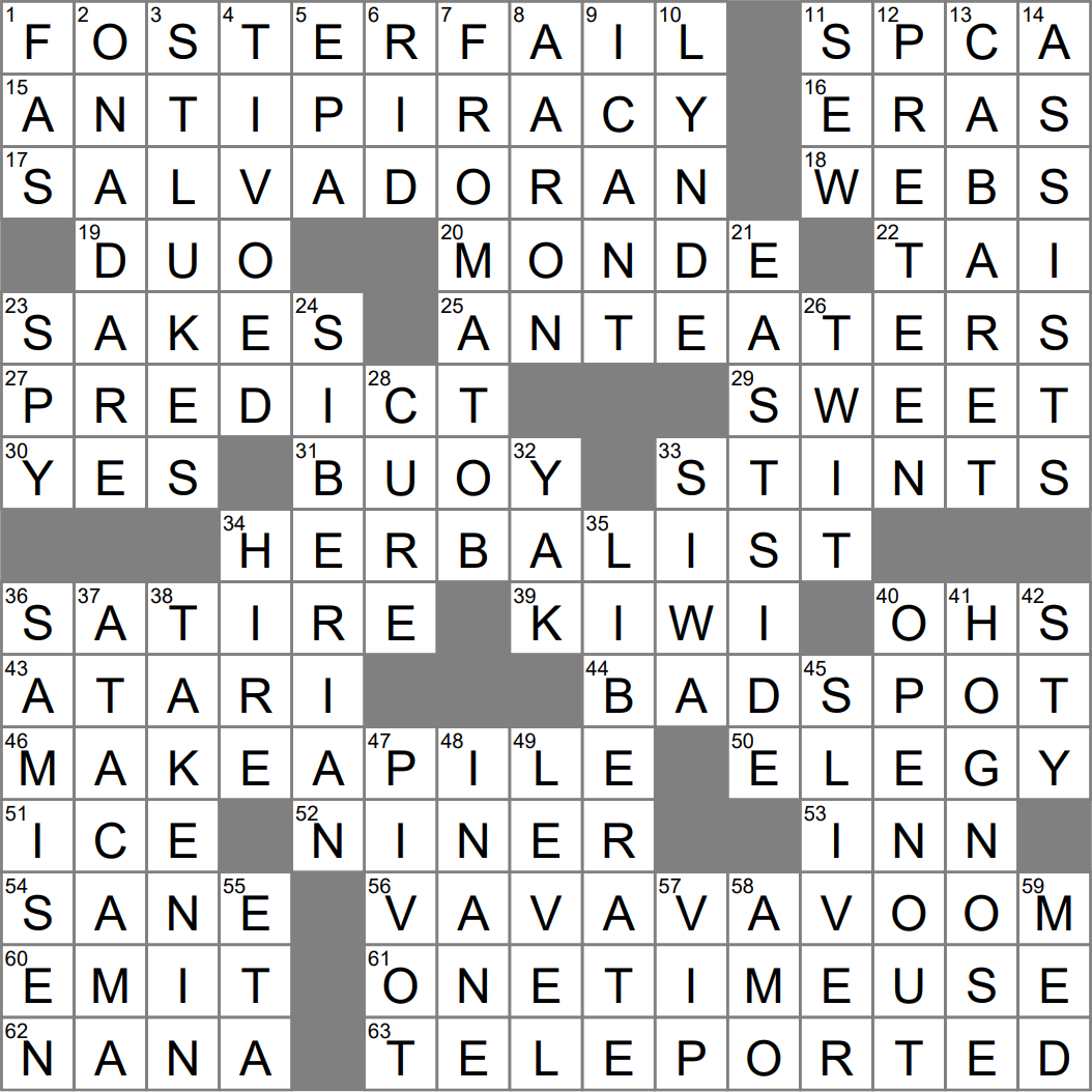 What is that Upturned Feature of Some Snakes Crossword Clue?