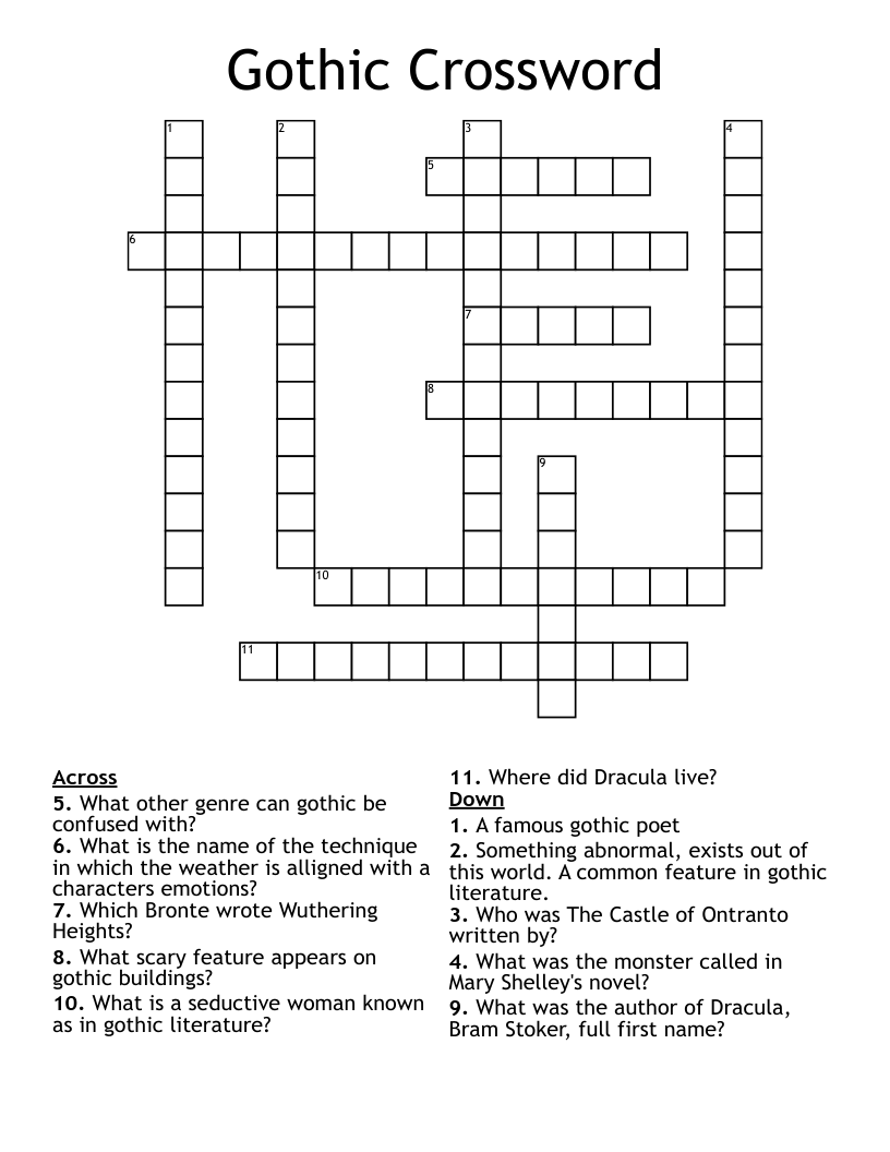 Gothic Architecture Feature Crossword: Test Your Knowledge Now!