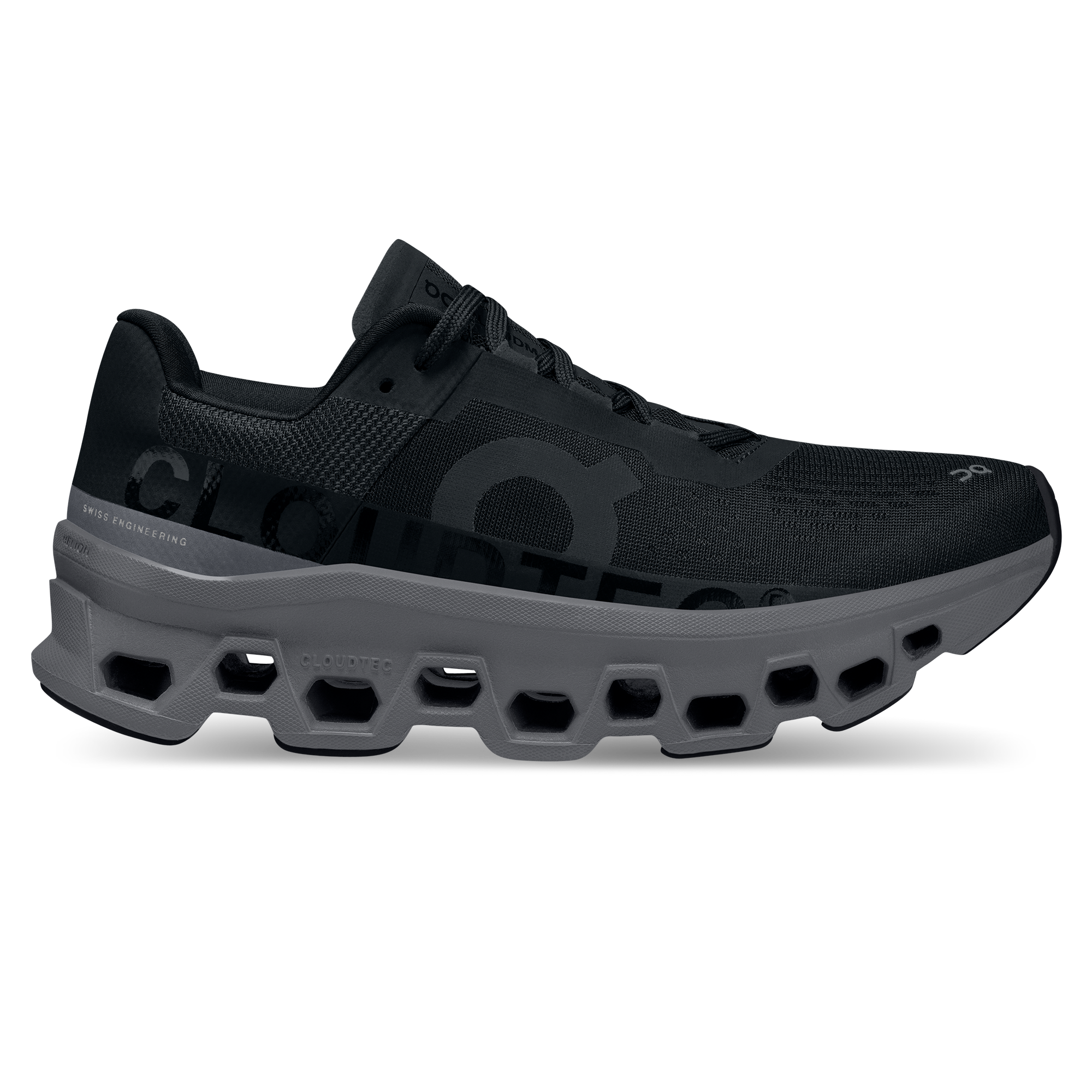 Get Your On Cloudmonster Womens Running Shoe - Black/Magnet - Size 7 Today!