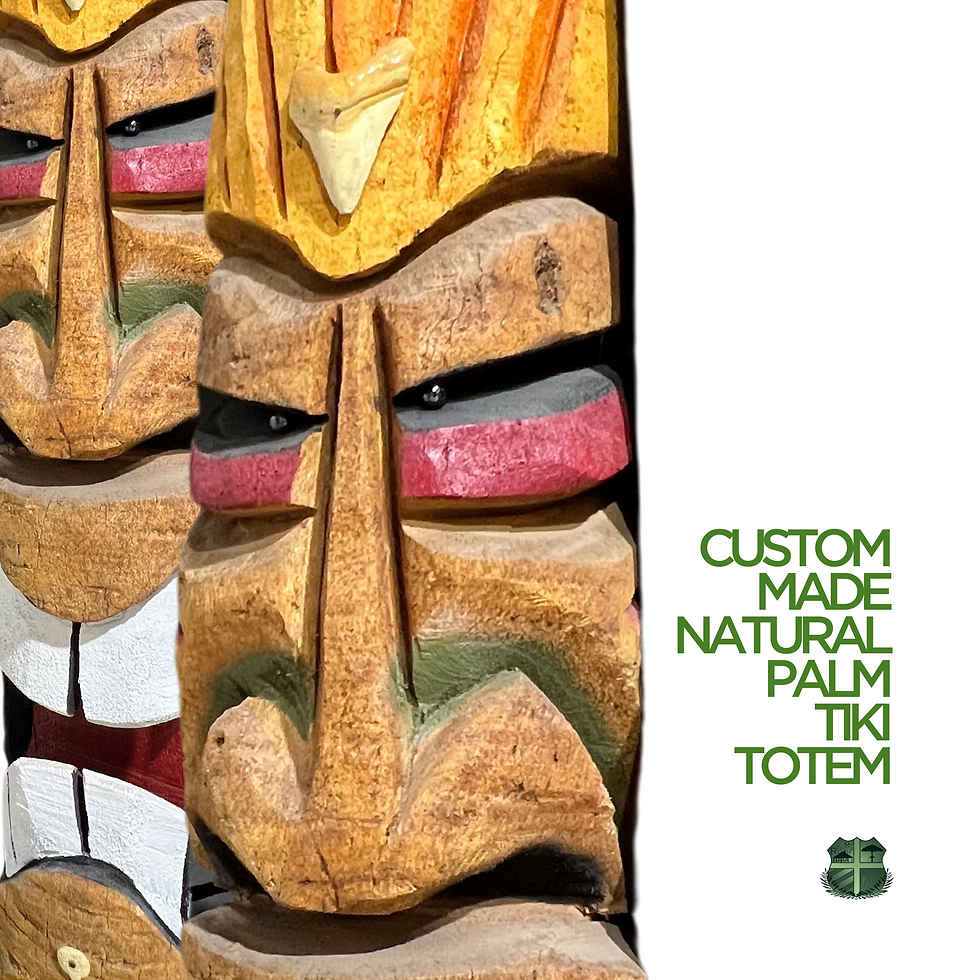 Custom Made Tiki Totem Pole for Sale: Order Yours Today