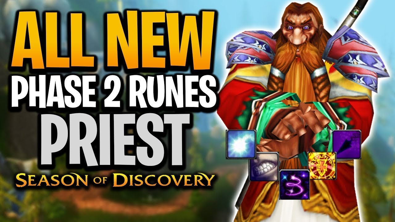 wow sod priest runes phase 2: whats new and how to get them quickly!