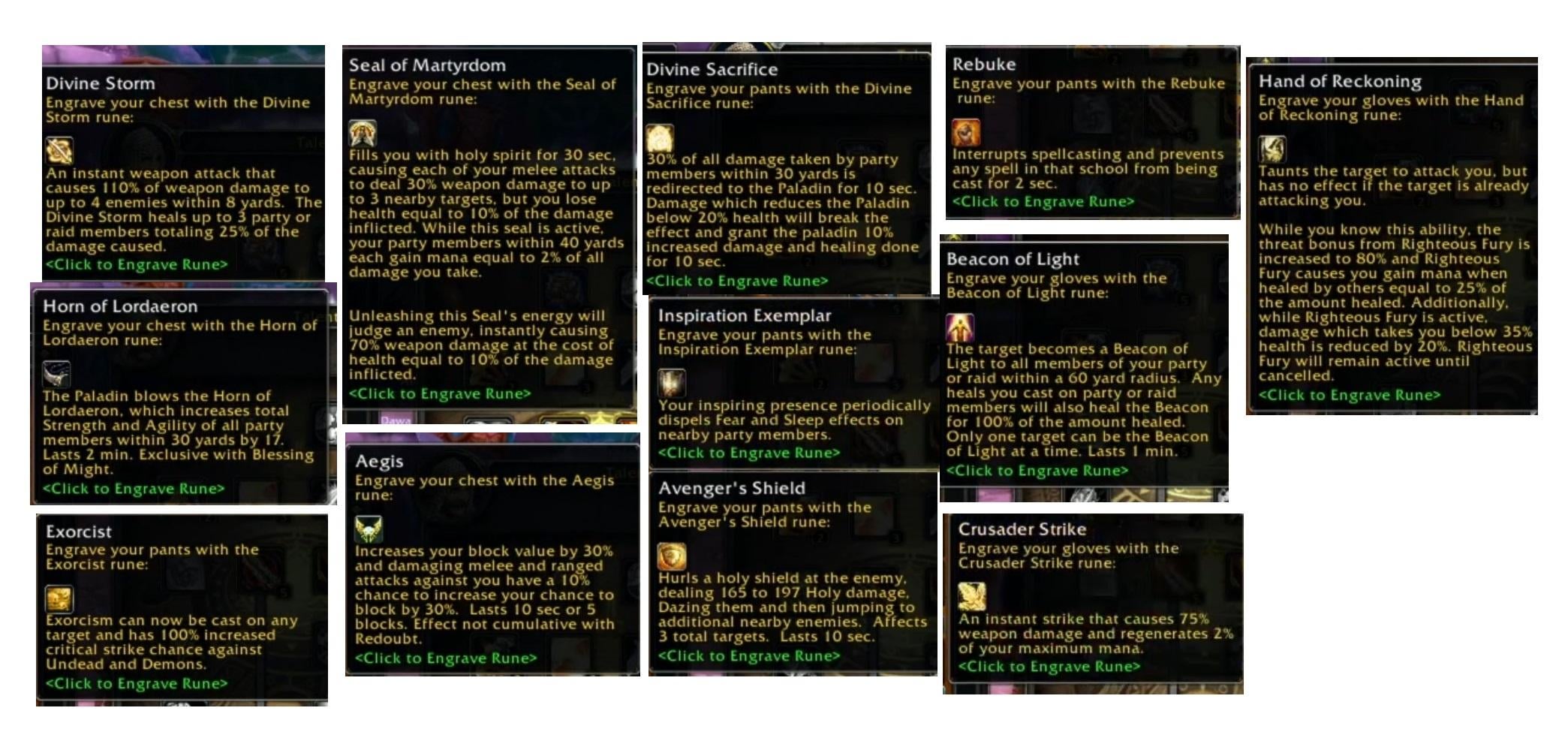 Ret paladin runes sod guide: Leveling, PvP, and Raiding