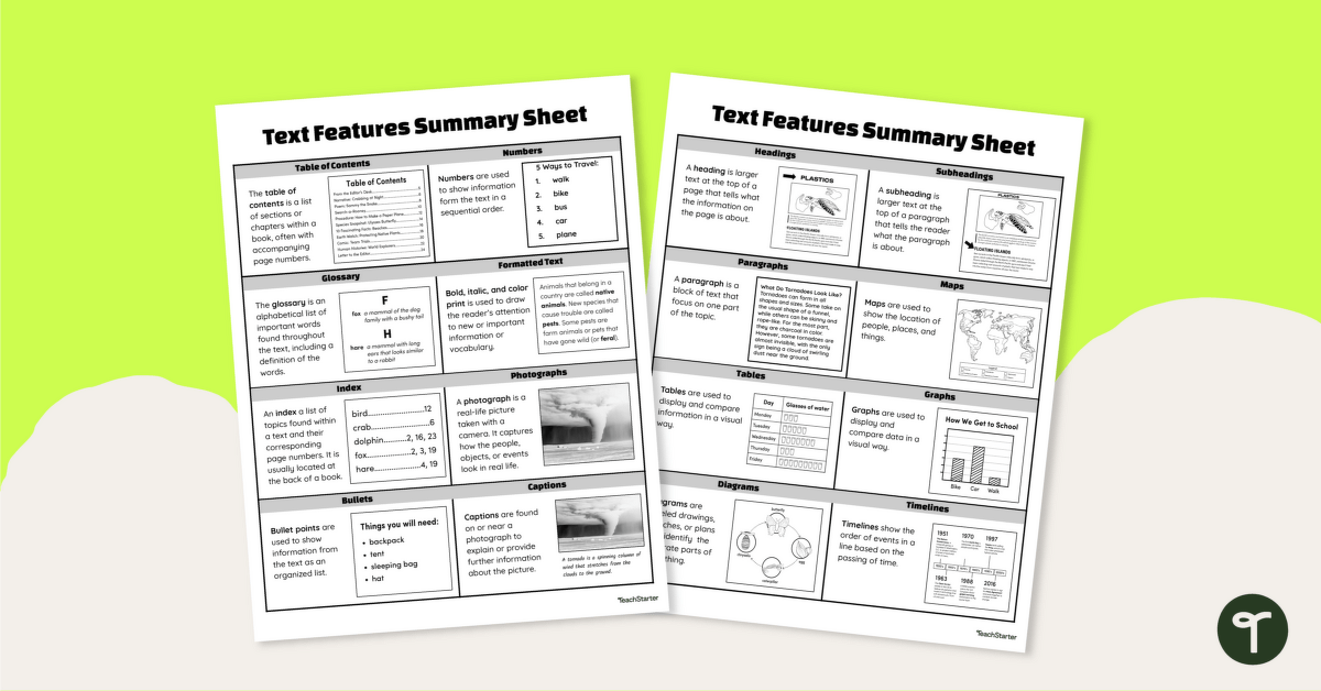 Get Your Nonfiction Text Features Worksheet: Your Guide to Understanding Any Article!