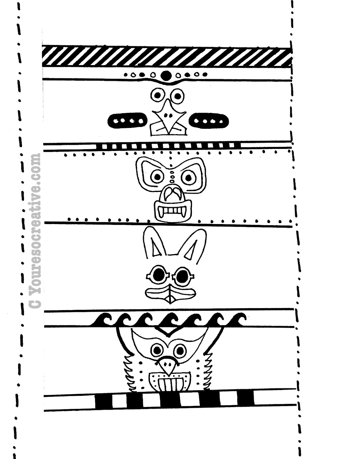 Need a Totem Pole Template? Get Yours Here and Start Creating!