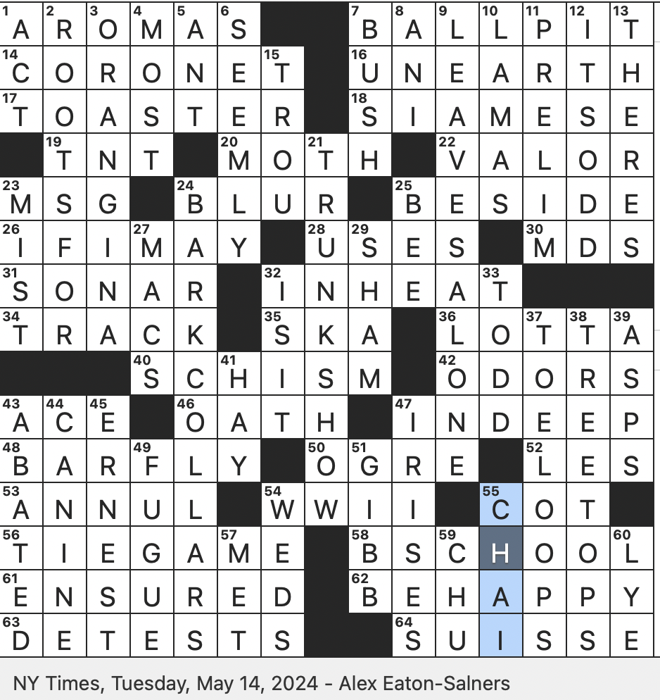 Play and Learn: Headwear Featured Four Times in This Puzzle Crossword.